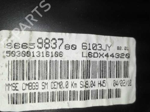 Instrument cluster CITROËN BERLINGO / BERLINGO FIRST MPV (MF_, GJK_, GFK_) 1.6 HDI 90 (MF9HX) | BP20787171C47 