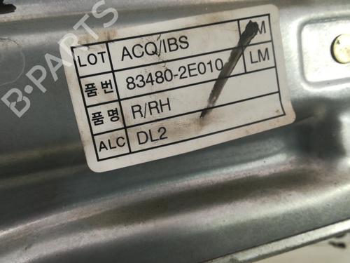 Rear right window mechanism HYUNDAI TUCSON (JM) 2.0 CRDi | BP20758777C25 