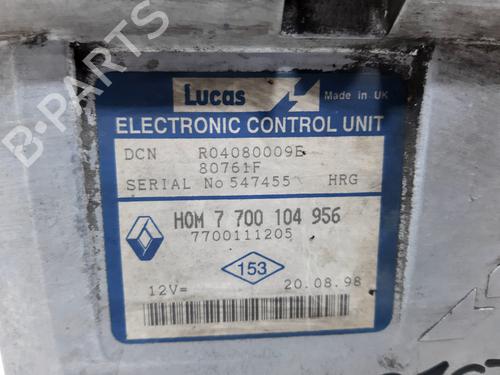Engine control unit (ECU) RENAULT CLIO II (BB_, CB_) 1.9 D (B/CB0E, BB0J) | BP20746024M57 