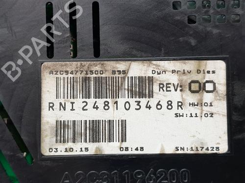 Instrument cluster RENAULT MEGANE III Hatchback (BZ0/1_, B3_) 1.5 dCi (BZ1G, BZ1W, BZ0R) | BP25823585C47 
