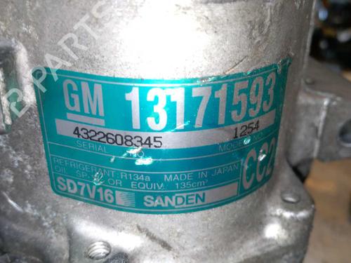 AC compressor SAAB 9-3 (YS3F, E79, D79, D75) 2.2 TiD | BP20799216M34 