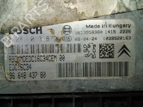Engine control unit (ECU) PEUGEOT 207 (WA_, WC_) 1.6 HDi | BP20795626M57