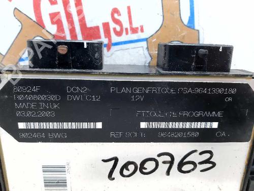 Engine control unit (ECU) PEUGEOT 206 Hatchback (2A/C) 1.9 D | BP20736092M57 