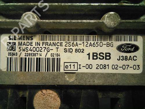 Engine control unit (ECU) FORD FIESTA V (JH_, JD_) 1.4 TDCi | BP20798549M57 