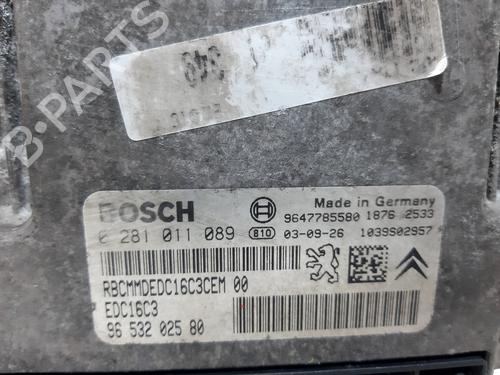 Engine control unit (ECU) PEUGEOT 206 Hatchback (2A/C)  | BP20757860M57 