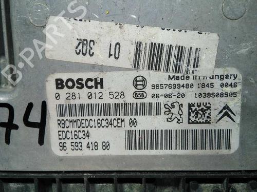 Engine control unit (ECU) PEUGEOT 206 Hatchback (2A/C) 1.4 HDi eco 70 | BP20795581M57 