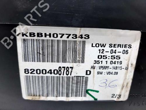 Instrument cluster RENAULT MEGANE II Estate Van (KM_) 1.5 dCi (KM1E) | BP20736309C47 