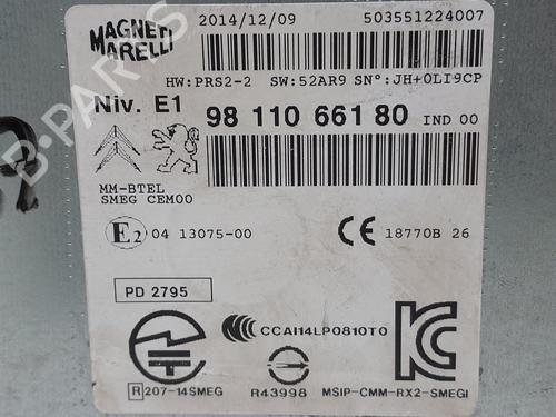 Radio PEUGEOT 208 I (CA_, CC_) 1.2 VTI 82 | BP24372502E6 
