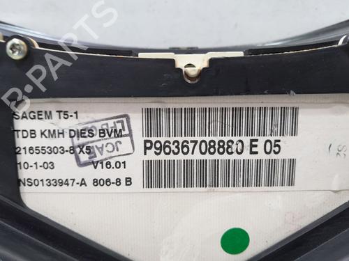 Instrument cluster PEUGEOT 307 (3A/C) 2.0 HDi 110 | BP24201706C47