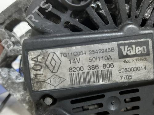 Alternator RENAULT SCÉNIC II (JM0/1_)  | BP20747412M7