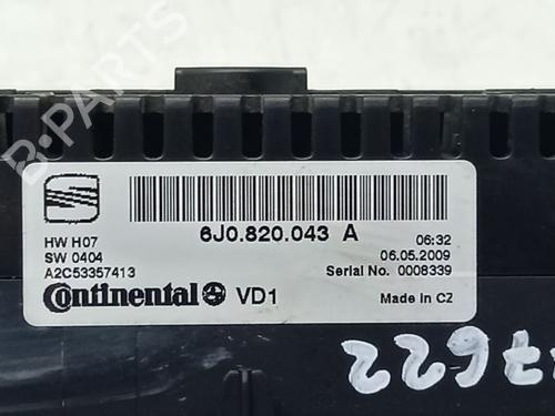Climate control SEAT IBIZA IV (6J5, 6P1)  | BP24417761I5 