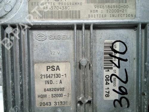 Engine control unit (ECU) PEUGEOT 106 II (1A_, 1C_) 1.4 i | BP20796254M57 