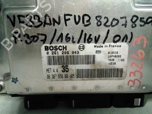 Engine control unit (ECU) PEUGEOT 307 (3A/C) 1.6 16V | BP20794545M57 