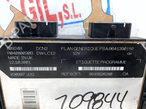 Engine control unit (ECU) PEUGEOT 206 Hatchback (2A/C) 1.9 D | BP20739307M57 