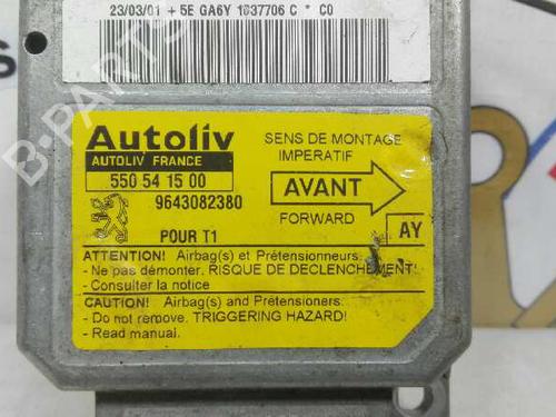 Kollisjonspute styreenhet PEUGEOT 206 Hatchback (2A/C) 1.9 D | BP20807158M53 