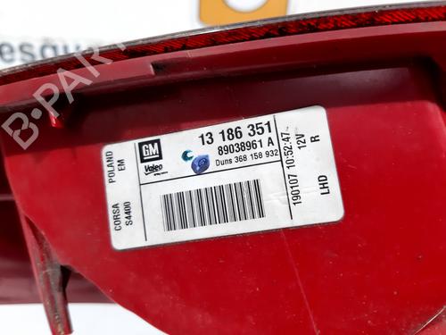 Right taillight OPEL CORSA D (S07)  | BP20741812C35 