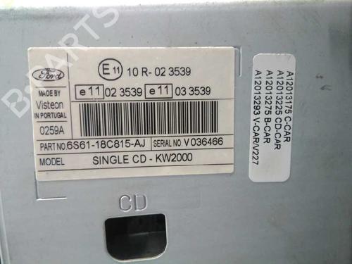 Radio FORD FIESTA V (JH_, JD_) 1.4 TDCi | BP20802200E6 