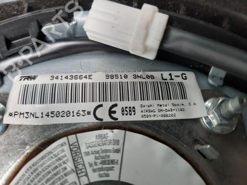 Airbag Kit NISSAN LEAF (ZE0) Electric | BP27502259C86 