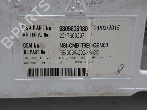 Instrument cluster PEUGEOT 308 SW II (LC_, LJ_, LR_, LX_, L4_) 1.6 HDi 92 | BP20762243C47 