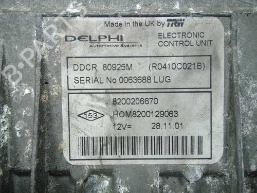 Engine control unit (ECU) RENAULT CLIO II (BB_, CB_) 1.5 dCi (B/CB07) | BP20797260M57 