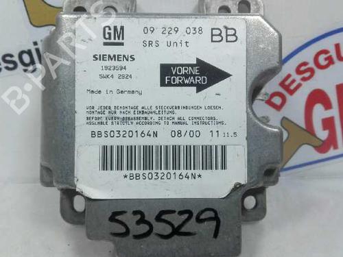 ECU airbags OPEL CORSA B (S93) 1.7 D (F08, F68, M68) | BP20806035M53 