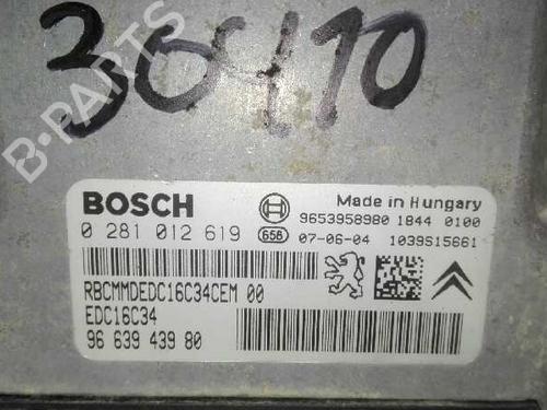 Engine control unit (ECU) CITROËN BERLINGO / BERLINGO FIRST MPV (MF_, GJK_, GFK_) 1.6 HDI 90 (MF9HX) | BP20792516M57 