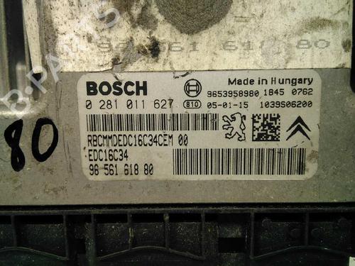 Engine control unit (ECU) PEUGEOT 307 Break (3E)  | BP20795460M57 