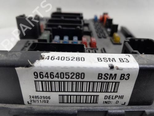 Fuse box PEUGEOT 307 (3A/C) 1.6 16V | BP21267046E1 