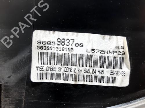 Instrument cluster CITROËN BERLINGO MULTISPACE (B9) 1.6 HDi 90 | BP20744792C47 