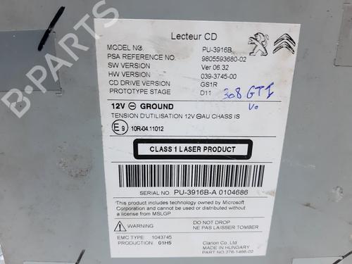 Radio PEUGEOT 308 II (LB_, LP_, LW_, LH_, L3_)  | BP20742026E6 