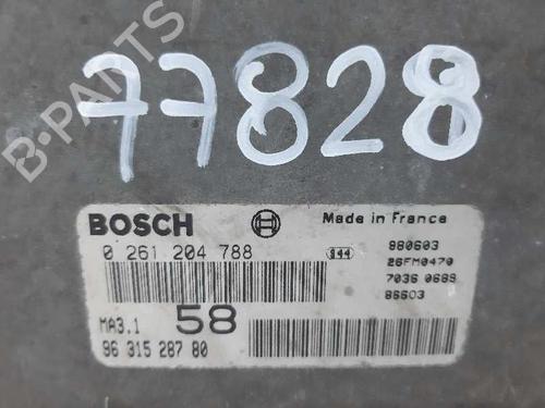 Engine control unit (ECU) CITROËN SAXO (S0, S1) 1.1 X, SX | BP20729363M57 