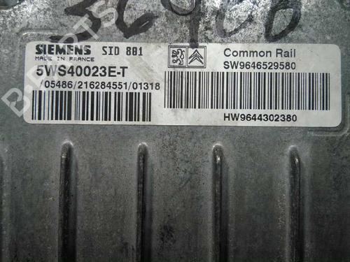 Engine control unit (ECU) CITROËN XSARA (N1) 2.0 HDi 109 | BP20796343M57 