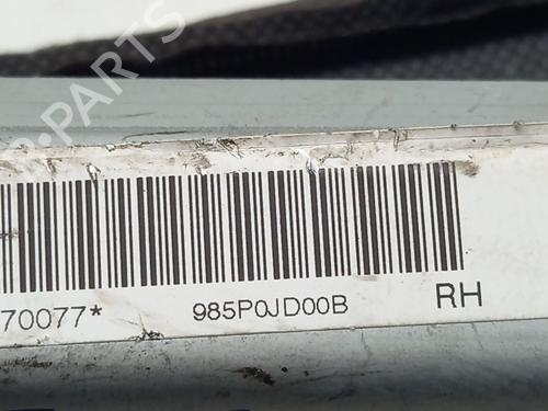 Right curtain airbag NISSAN QASHQAI / QASHQAI +2 I (J10, NJ10, JJ10E) 1.6 dCi | BP24417772C12 