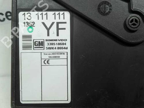 Electronic module OPEL MERIVA A MPV (X03) 1.7 CDTI (E75) | BP20807160M83 