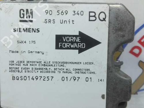 ECU airbags OPEL VECTRA B Hatchback (J96) 1.8 i 16V (F68) | BP20805963M53 