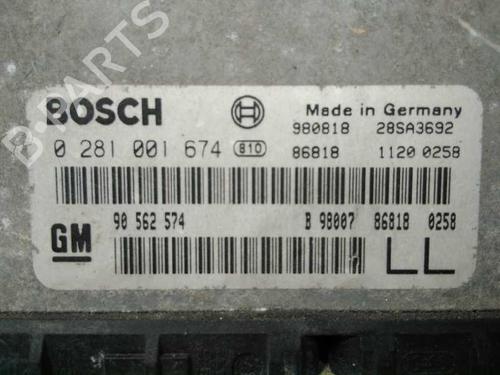 Engine control unit (ECU) OPEL ASTRA G Hatchback (T98) 2.0 DI (F08, F48) | BP20799353M57 
