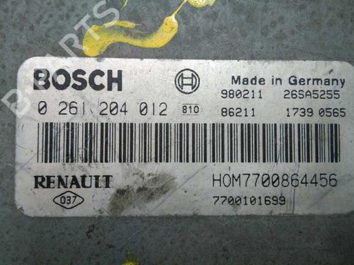 Engine control unit (ECU) RENAULT SAFRANE II (B54_) 2.5 20V (B54F) | BP20796996M57 