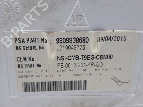 Instrument cluster PEUGEOT 308 II (LB_, LP_, LW_, LH_, L3_)  | BP20763709C47 