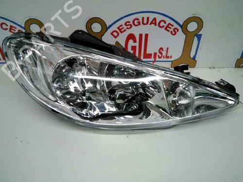 Right headlight PEUGEOT 206 Hatchback (2A/C) 1.4 LPG | BP21068201C29 