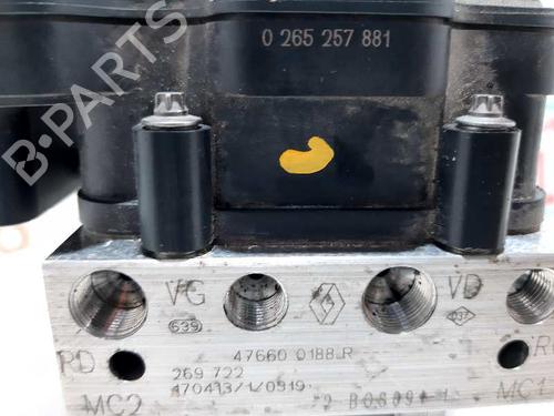 ABS pump RENAULT CLIO IV (BH_)  | BP20728525M43 