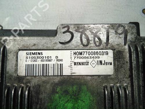 Engine control unit (ECU) RENAULT MEGANE I (BA0/1_) 1.6 e (BA0F, BA0S) | BP20797951M57 