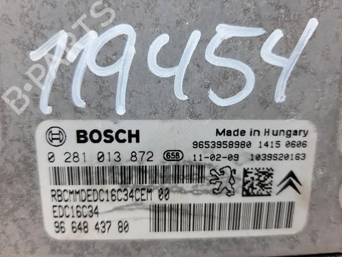 Engine control unit (ECU) CITROËN BERLINGO MULTISPACE (B9) 1.6 HDi 90 | BP20743306M57 