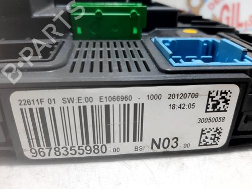 Fuse box PEUGEOT 208 I (CA_, CC_) 1.4 HDi | BP20744433E1