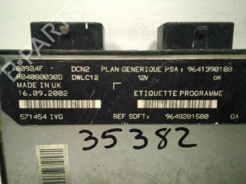 Engine control unit (ECU) PEUGEOT 206 Hatchback (2A/C) 1.9 D | BP20795944M57 