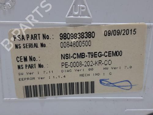Instrument cluster PEUGEOT 308 II (LB_, LP_, LW_, LH_, L3_)  | BP20768023C47 