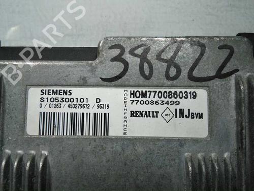 Engine control unit (ECU) RENAULT MEGANE I (BA0/1_) 1.6 e (BA0F, BA0S) | BP20797948M57 