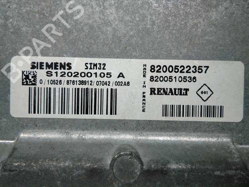 Engine control unit (ECU) RENAULT CLIO III (BR0/1, CR0/1) 1.2 16V (BR0R, BR1D, BR1L, CR0R) | BP20796883M57 