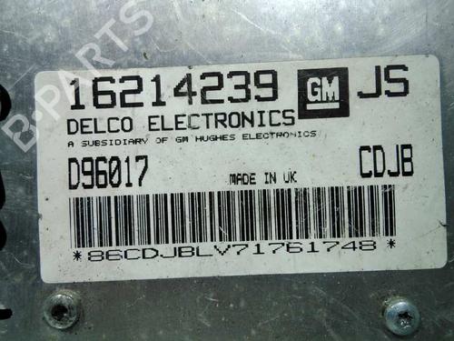 Engine control unit (ECU) OPEL TIGRA (S93) 1.4 16V (F07) | BP20799411M57