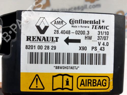 ECU airbags DACIA SANDERO  | BP20753254M53 