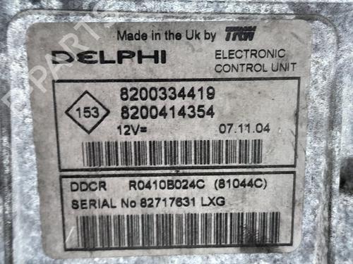 Engine control unit (ECU) RENAULT MEGANE II (BM0/1_, CM0/1_) 1.5 dCi (BM0F, BM0T, BM2B, CM0F, CM0T) | BP20762872M57 
